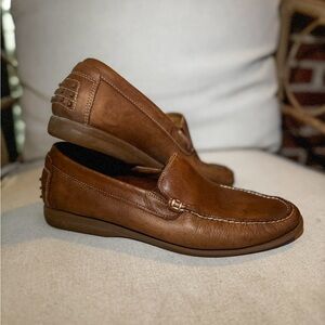Men's Brown Leather Loafers